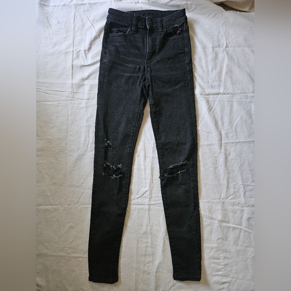 American Eagle next level stretch high rise skinny jeans - Picture 2 of 8